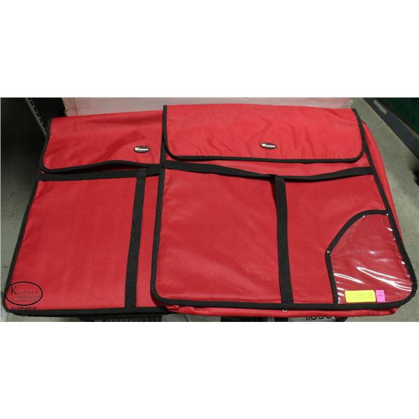 LOT OF 2 WINCO PIZZA DELIVERY BAGS