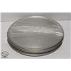 Image 1 : LOT OF 12 ALUMINUM 14" PIZZA PANS