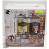 Image 1 : BLACKBOARD GLASS BEVERAGE DISPENSERS W/ STAND