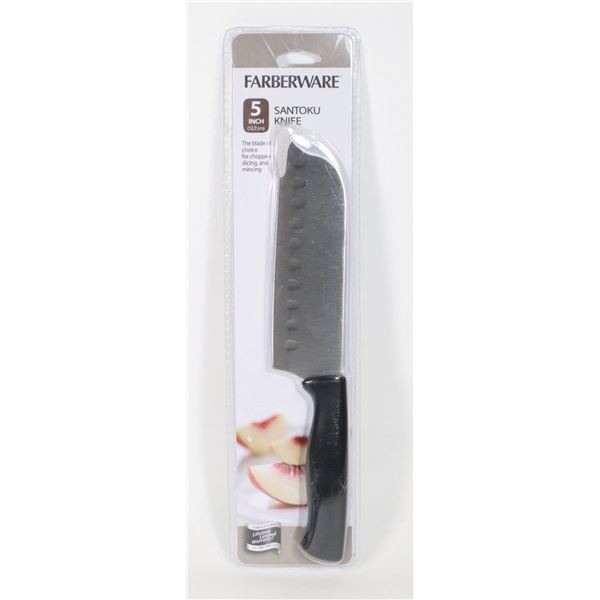 NEW FARBERWARE 5" SANTOKU KNIFE