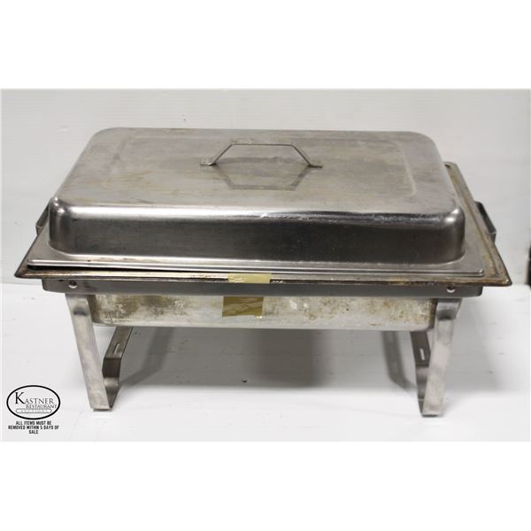 FULL SIZE STAINLESS STEEL COMPLETE CHAFING DISH