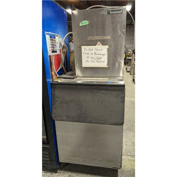 SCOTSMAN COMMERCIAL ICE MAKER W/ ICE BIN