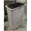 Image 1 : LOT OF 2 SLIM JIM STYLE TRASH CANS