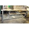 Image 1 : 6' STAINLESS STEEL WORKTABLE W/ CUSTOM UNDERSHELF