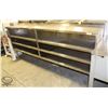 Image 1 : 8' STAINLESS STEEL RUNNING CABINET - 4 TIER