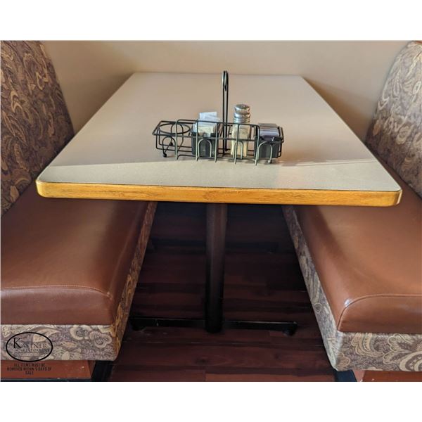 LOT OF 3 RECTANGULAR 4' DINING TABLES