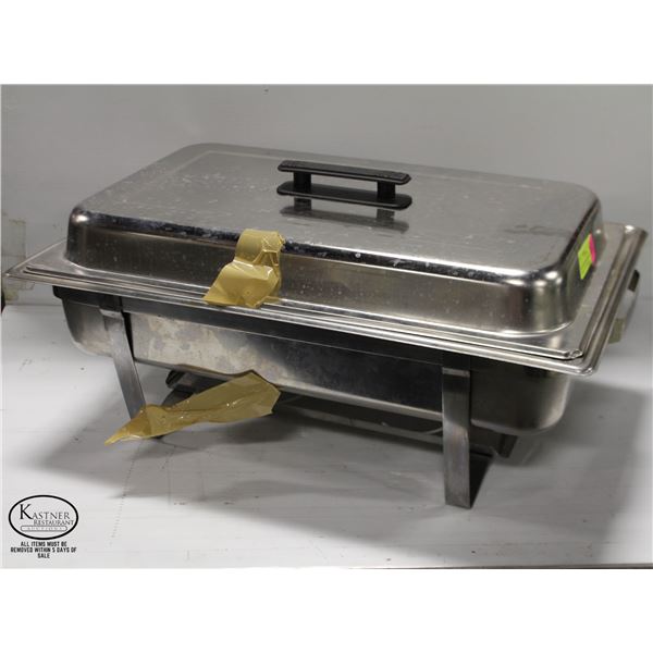 FULL SIZE STAINLESS STEEL COMPLETE CHAFING DISH