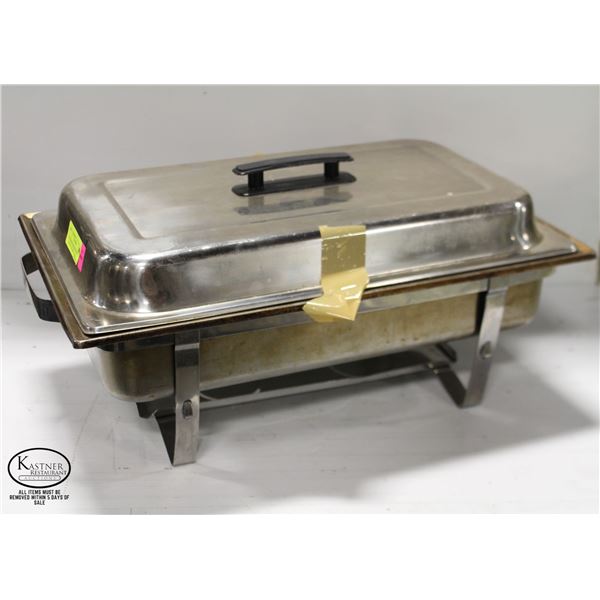 FULL SIZE STAINLESS STEEL COMPLETE CHAFING DISH