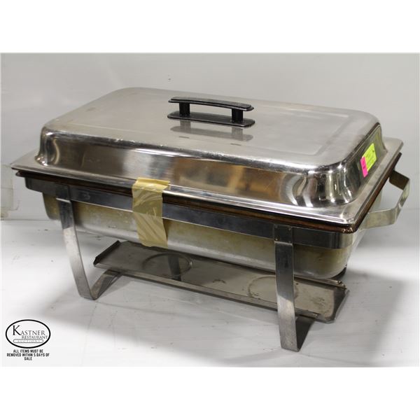 FULL SIZE STAINLESS STEEL COMPLETE CHAFING DISH
