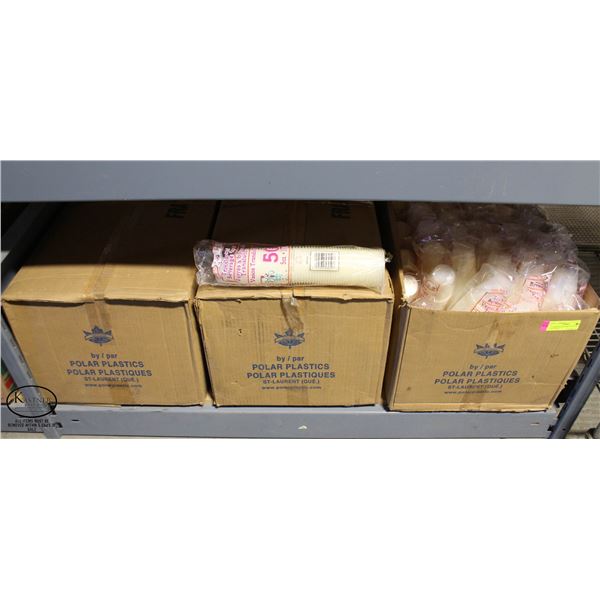 3 LARGE BOXES (7500 TOTAL) OF POLAR XLT