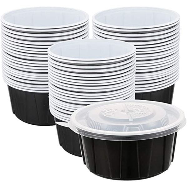 NEW CASE OF 40 OTOR 12OZ ROUND FOOD SAVER