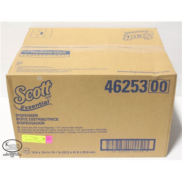 NEW SCOTT ESSENTIAL TOUCHLESS ROLL TOWEL DISPENSER