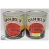 Image 1 : 2 CANS OF DANIEL'S ROASTED RED PEPPER STRIPS