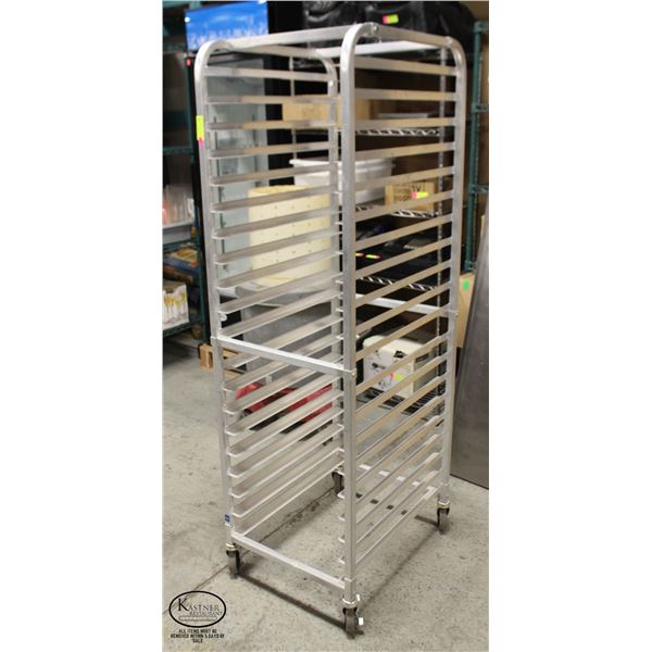 MAGNUM 20-TIER ALUMINUM BUN RACK