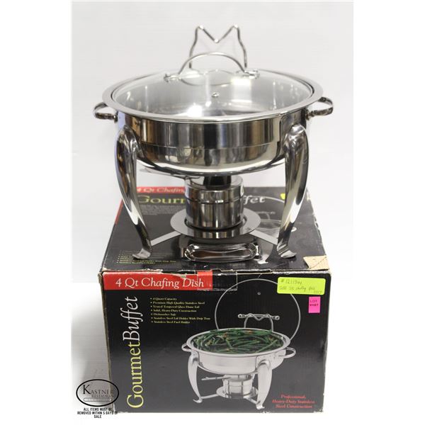 SOLID HD STAINLESS STEEL CHAFING DISH W/ LID