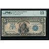 Image 1 : 1899 $5 Chief Silver Certificate PMG 15
