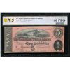 Image 1 : 1864 $5 T-69 Confederate PCGS 40PPQ