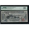 Image 1 : 1896 $1 Educational Silver Certificate PMG 35