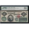 Image 1 : 1862 $2 Legal Tender Note PMG 53