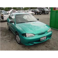  1995 HYUNDAI ACCENT-4 CYL. - 208,822 Act