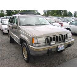  1995 JEEP GRAND CHEROKEE-V8 - 161,557 Act