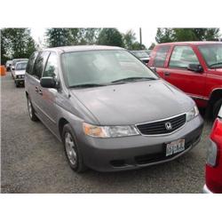  2000 HONDA ODYSSEY-V6 - 103,296 Act