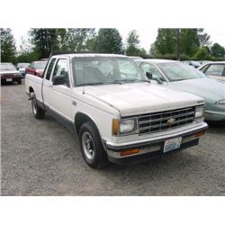  1989 CHEVROLET S10 PICKUP - 306,146 Exmt