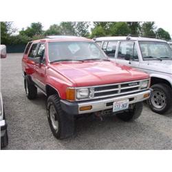  1987 TOYOTA 4RUNNER - 173,968 Exmt