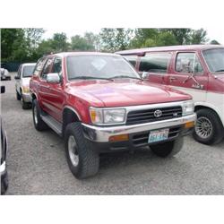  1992 TOYOTA 4RUNNER - 163,134 Exmt