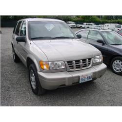  2000 KIA SPORTAGE-4 CYL. - 97,367 Act