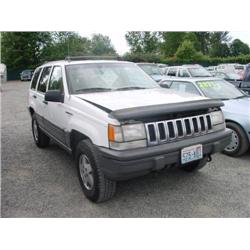  1994 JEEP GRAND CHEROKEE-6 CYL - 139,614 Exmt