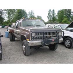  1981 CHEVROLET SCOTTSDALE - 2,149 (5-Digit)