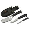 Image 1 : SZCO RITE EDGE 3PC SKINNING SET W/BLACK RUBBER HNDL/SHEATH