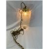 Image 1 : Ornate Glass Lantern Swag Lamp