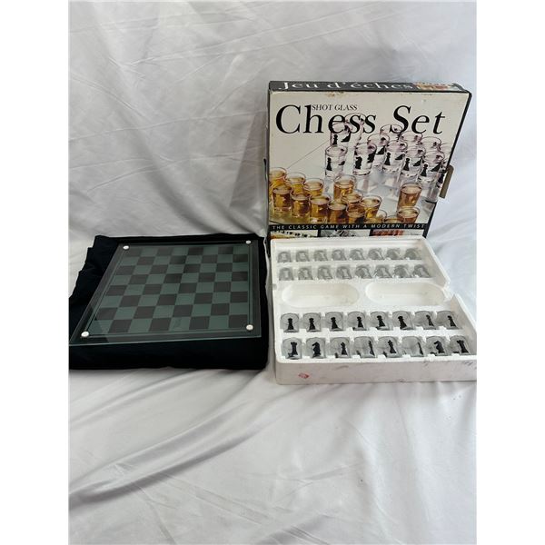 Shot Glass Chess Set Sunrise Estate Services Ltd Shot glass chess set sunrise estate services ltd