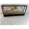 Image 1 : Vintage Chinese Cork Carving Diorama Shadow Box