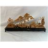 Image 2 : Vintage Chinese Cork Carving Diorama Shadow Box