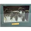 Image 2 : Framed Robert Bateman "Lily Pads and Loon" Print