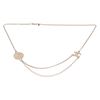 Image 1 : Chanel Silver Coin Mademoiselle Necklace
