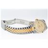 Image 9 : Rolex Mens 2T Champagne Diamond & Emerald Datejust 36MM
