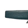 Image 7 : Hermes Blue Leather H Belt