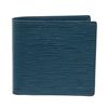 Image 1 : Louis Vuitton Blue Epi Leather Marco Wallet