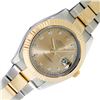 Image 2 : Rolex Mens Factory Champagne Diamond 41MM Datejust Wristwatch