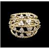 Image 2 : 0.60 ctw Diamond Ring - 14KT Yellow Gold