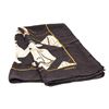 Image 1 : Chanel Black White Silk Chanel Scarf
