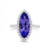 Image 1 : 14K Marquee Tanzanite