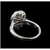 Image 3 : 14KT White Gold 1.13 ctw Diamond Ring