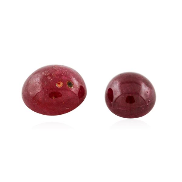 11.36 ctw. Cabochon Cut Ruby Parcel