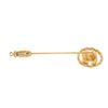 Image 2 : Chanel Gold CC Rhinestone Pin Brooch