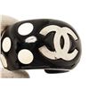 Image 7 : Chanel Black CC Polkadot Cuff Bracelet